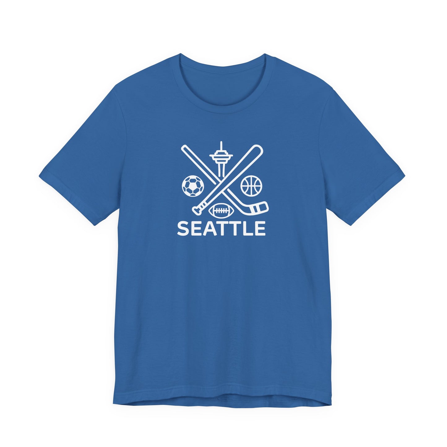 Seattle Sports Unisex Tee, Sports Lover T-Shirt, Seattle Fan Shirt, Athletic Tee, Seattle Washington Tee