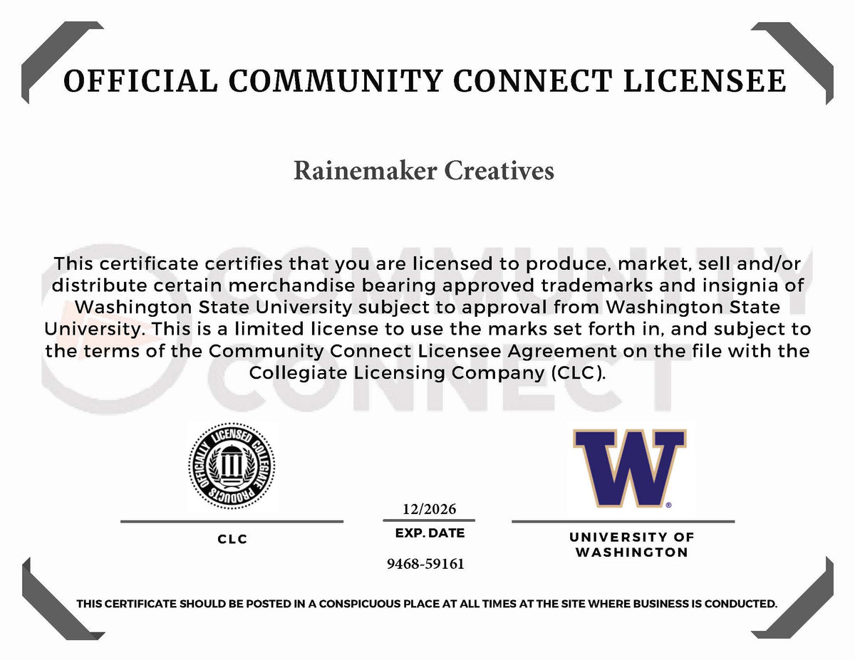 University of Washington Husky Football Stadium Coaster - Officially Licensed Coaster – Handcrafted Baltic Birch Art