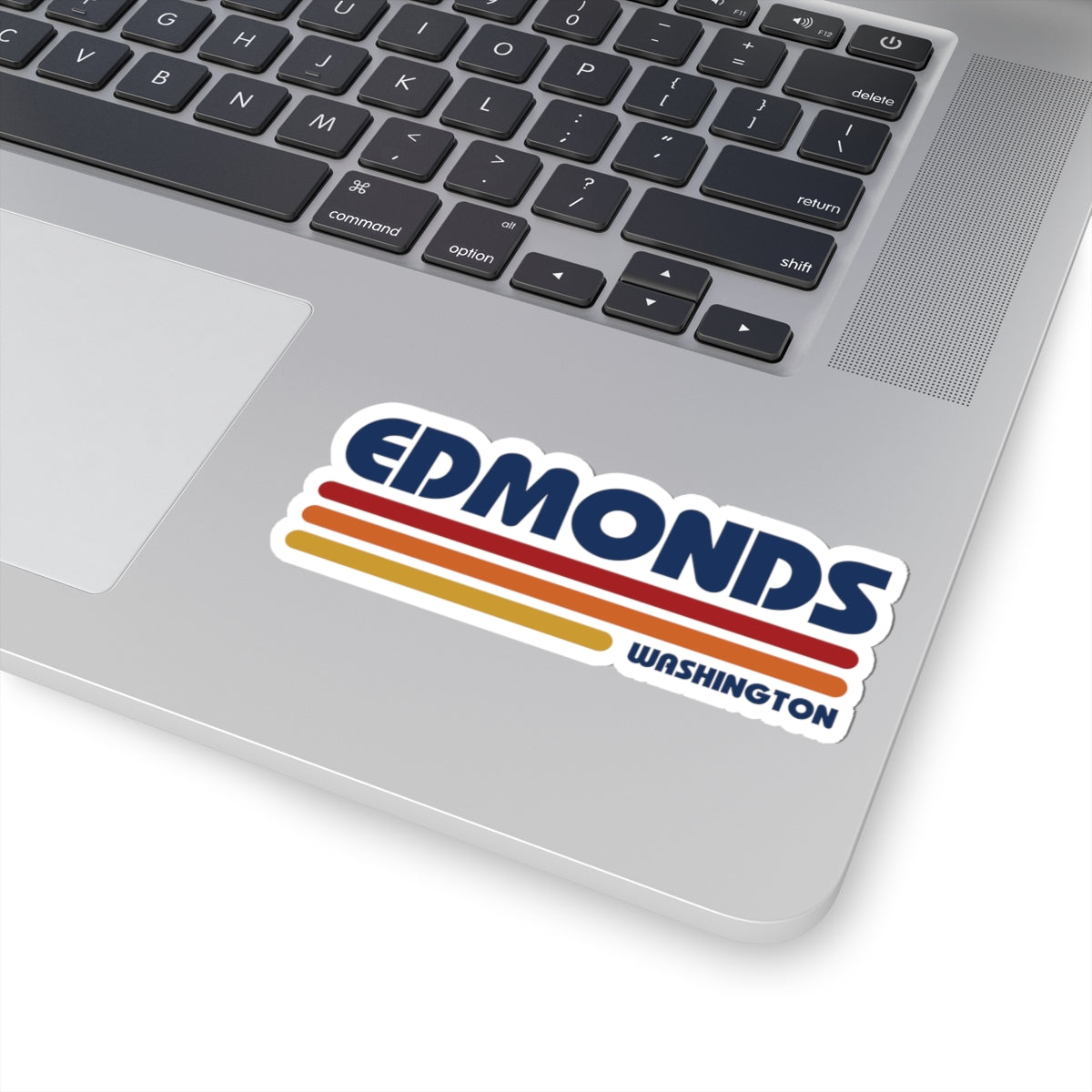 Edmonds Washington Sticker (4×2") – Retro Vinyl Decal