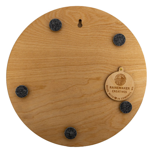 Edmonds Washington 12" Topographical Cribbage Board – Handcrafted in Washington