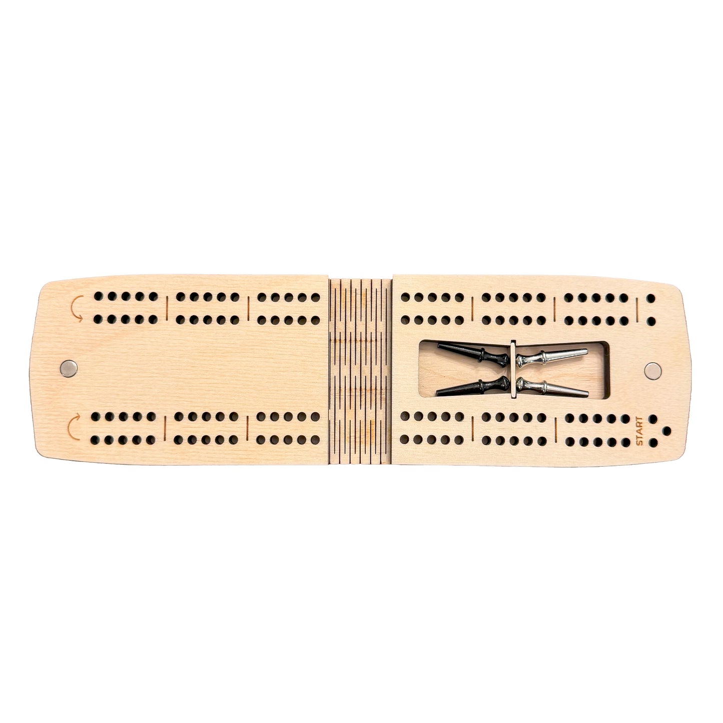 Tacoma Narrows Bridge – Travel Cribbage Board
