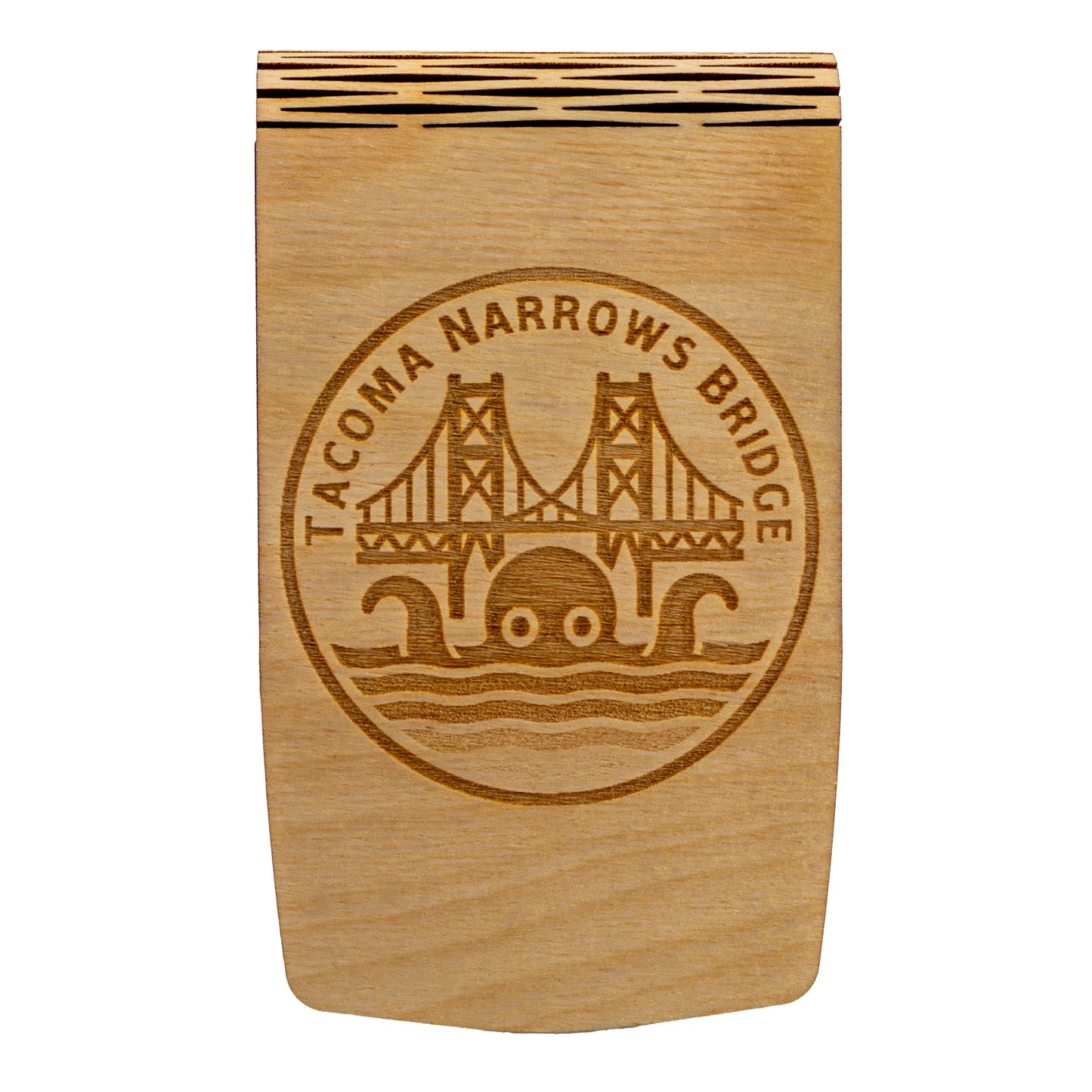 Tacoma Narrows Bridge – Travel Cribbage Board