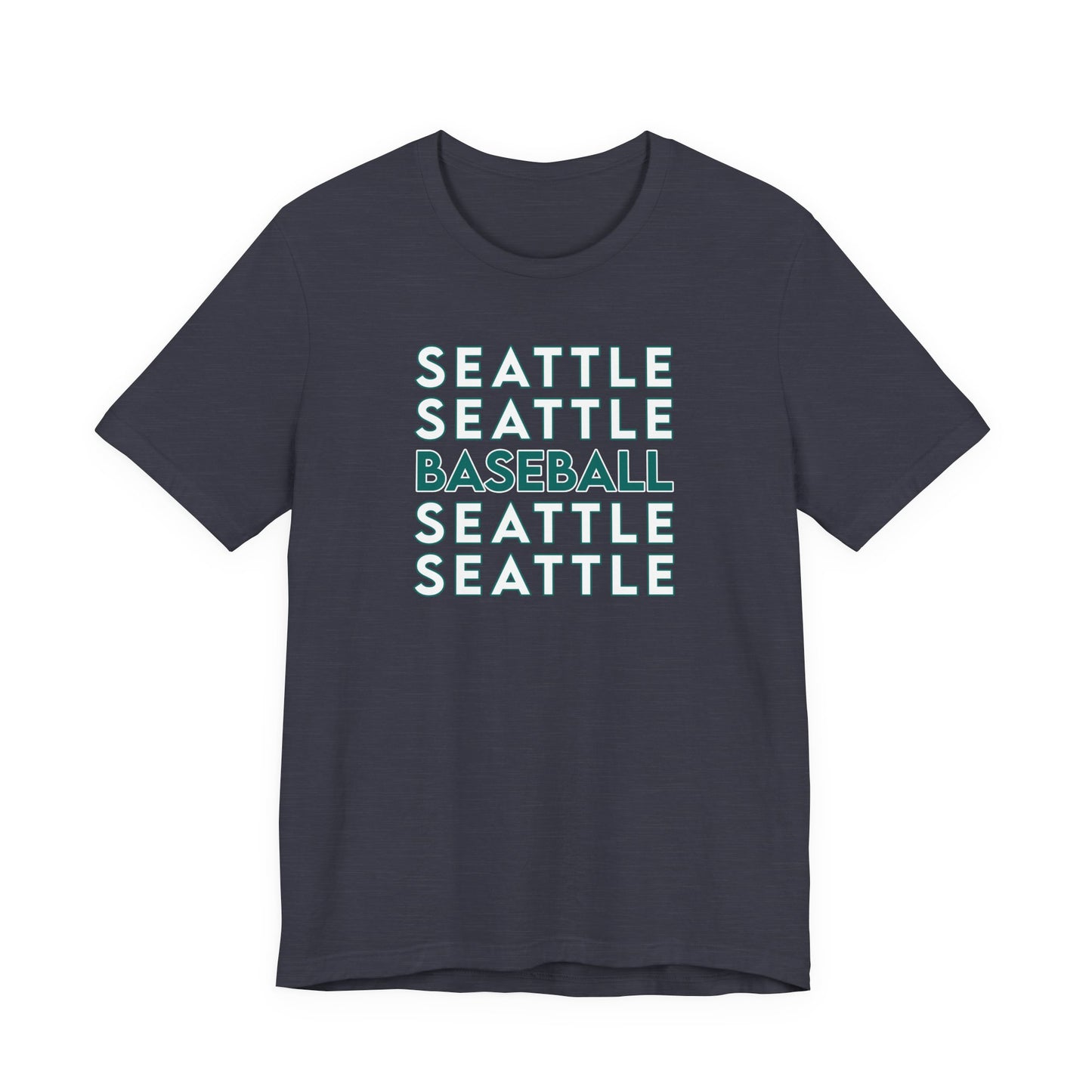 Seattle Baseball PNW Unisex Tee, Short Sleeve Shirt for Men and Women, Sports Fan Gift, Pacific Northwest Apparel, Baseball Team Shirt,