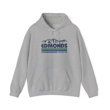 Edmonds Mountain Graphic Hoodie - Cozy Unisex Sweatshirt for Outdoor Lovers