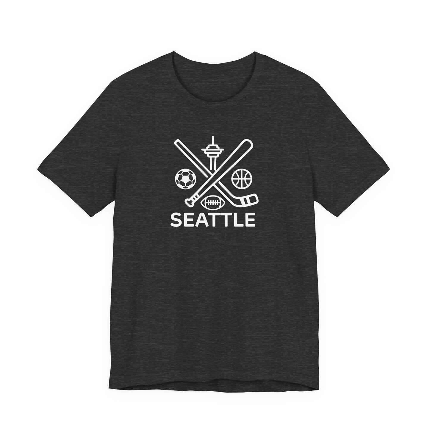 Seattle Sports Unisex Tee, Sports Lover T-Shirt, Seattle Fan Shirt, Athletic Tee, Seattle Washington Tee