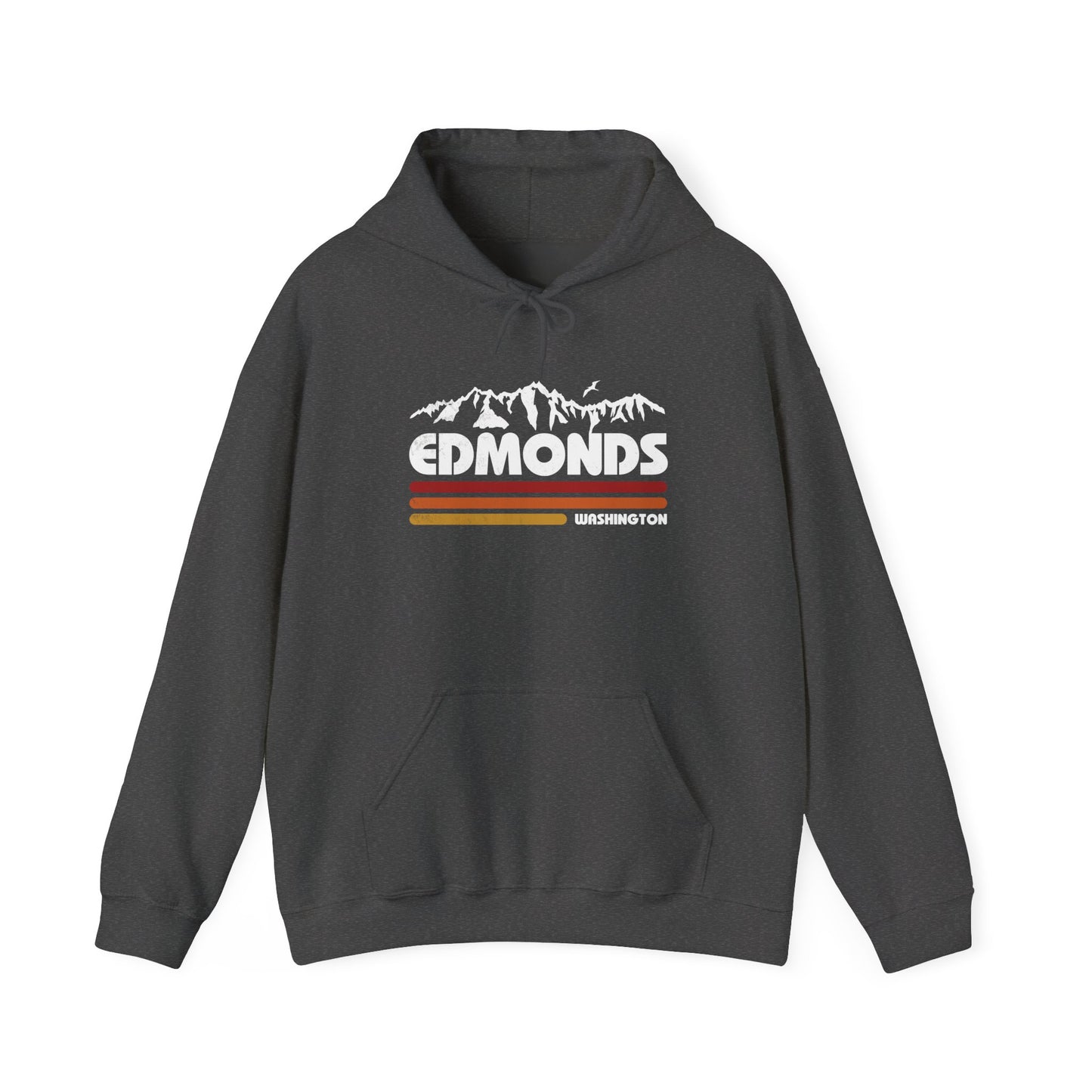 Edmonds Mountain Graphic Hoodie - Cozy Unisex Sweatshirt for Outdoor Lovers