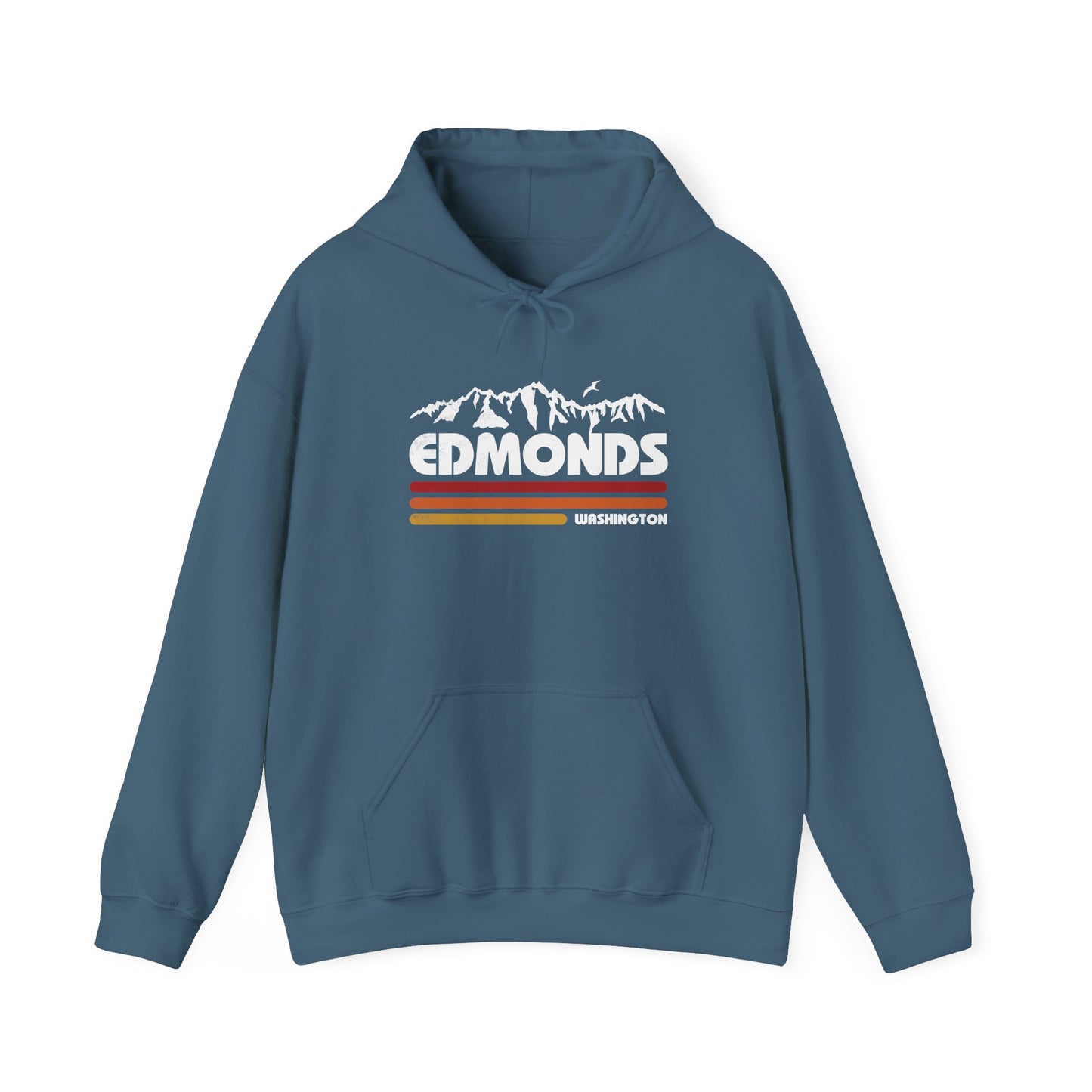 Edmonds Mountain Graphic Hoodie - Cozy Unisex Sweatshirt for Outdoor Lovers