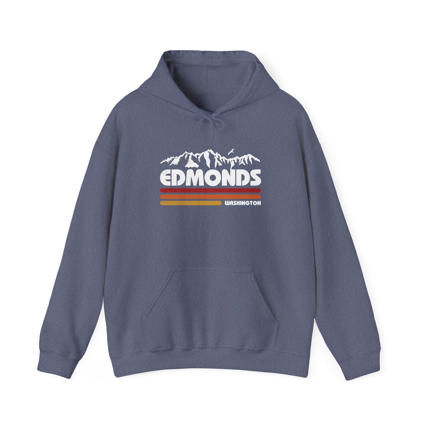 Edmonds Mountain Graphic Hoodie - Cozy Unisex Sweatshirt for Outdoor Lovers
