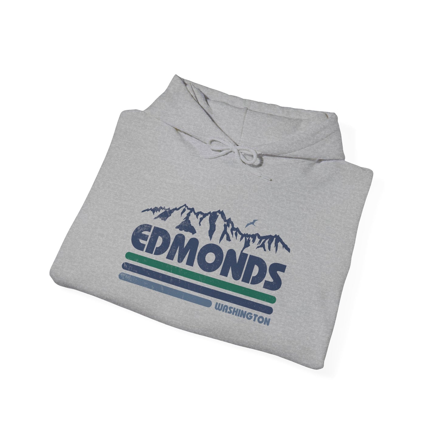 Edmonds Mountain Graphic Hoodie - Cozy Unisex Sweatshirt for Outdoor Lovers