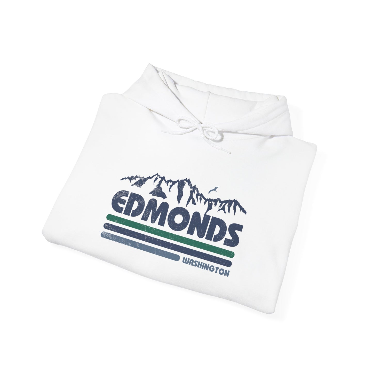 Edmonds Mountain Graphic Hoodie - Cozy Unisex Sweatshirt for Outdoor Lovers