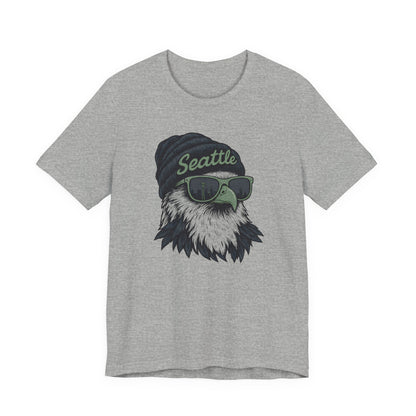 Seattle Eagle Graphic Tee - Cool Unisex Short Sleeve Shirt for Nature Lovers, Stylish Gift for Birthdays, Casual Wear, Summer Outings, [...]