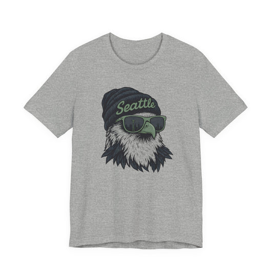 Seattle Eagle Graphic Tee - Cool Unisex Short Sleeve Shirt for Nature Lovers, Stylish Gift for Birthdays, Casual Wear, Summer Outings, [...]