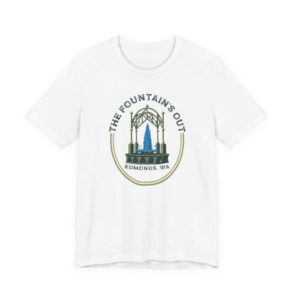 Edmonds Fountains Unisex Tee | Vintage Style Graphic Shirt, Casual Wear, Nature Lover Gift, Travel Souvenir, Summer Fashion