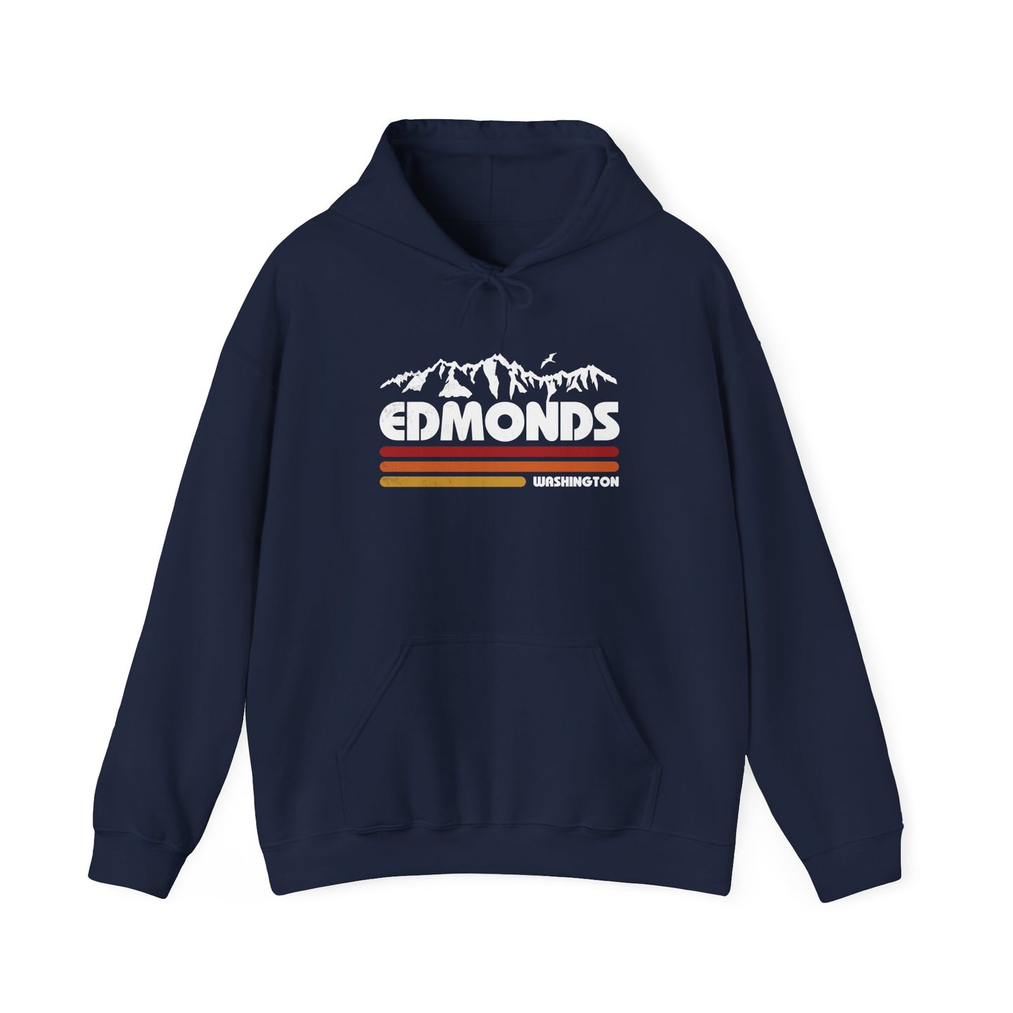 Edmonds Mountain Graphic Hoodie - Cozy Unisex Sweatshirt for Outdoor Lovers