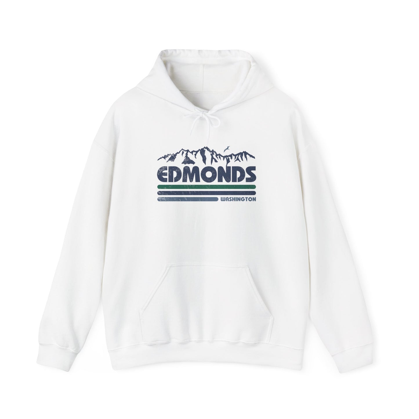 Edmonds Mountain Graphic Hoodie - Cozy Unisex Sweatshirt for Outdoor Lovers