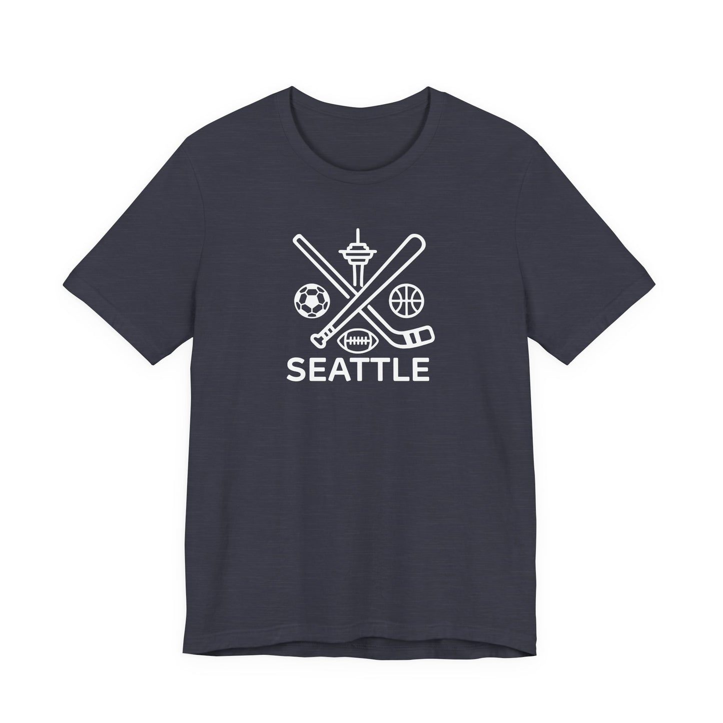 Seattle Sports Unisex Tee, Sports Lover T-Shirt, Seattle Fan Shirt, Athletic Tee, Seattle Washington Tee
