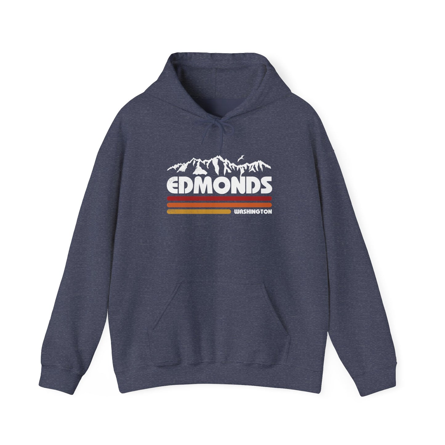 Edmonds Mountain Graphic Hoodie - Cozy Unisex Sweatshirt for Outdoor Lovers
