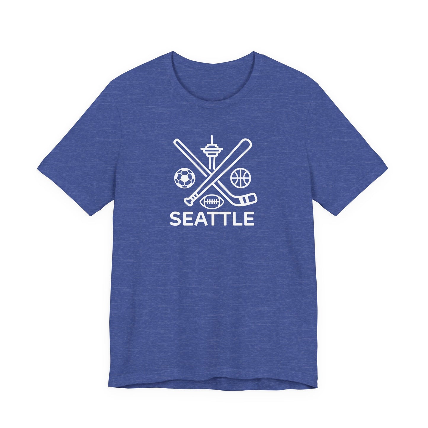 Seattle Sports Unisex Tee, Sports Lover T-Shirt, Seattle Fan Shirt, Athletic Tee, Seattle Washington Tee