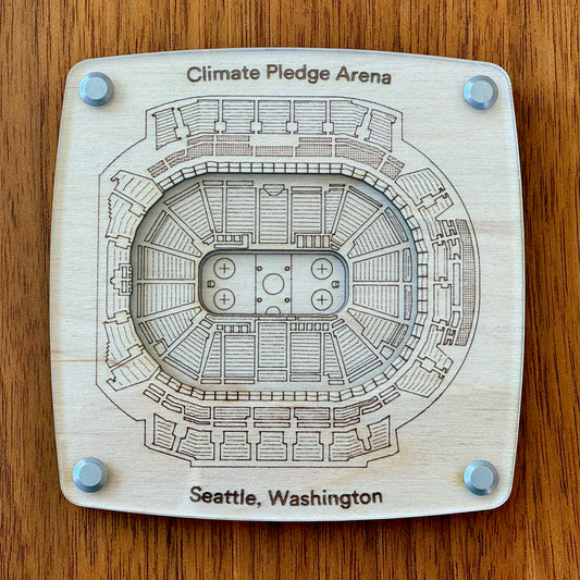 Climate Pledge Arena Coaster - Seattle Kraken