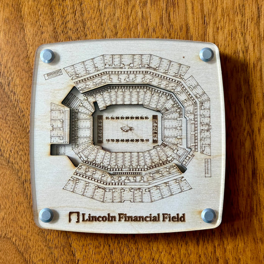 Lincoln Financial Field Coaster - The Home of the Philadelphia Eagles