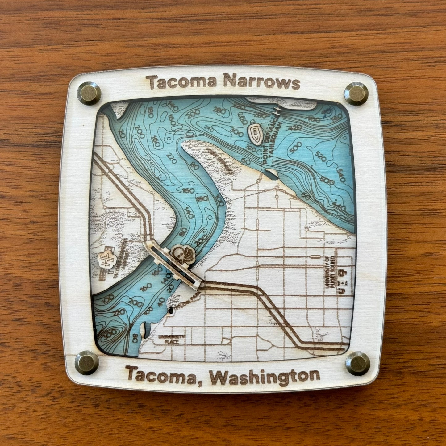 Tacoma Narrows Drink Coaster