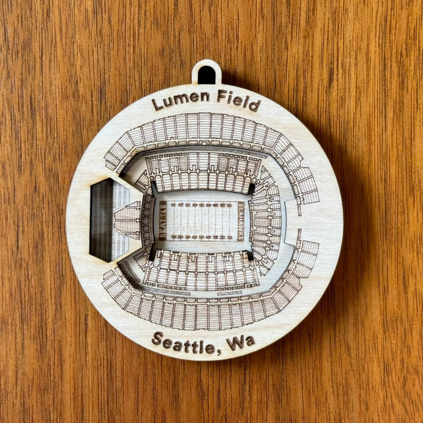 Lumen Field Home of the Seattle Seahawks Ornament