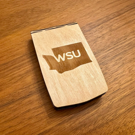 Washington State University State Logo - Travel Cribbage Board