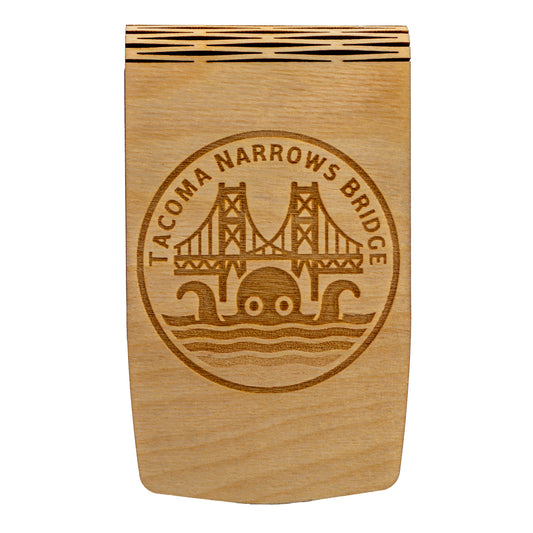 Tacoma Narrows Bridge – Travel Cribbage Board